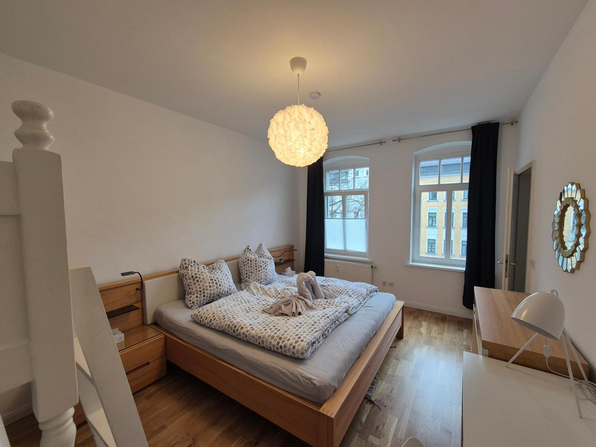 *****Saxonia De Luxe***** Neue & Hochwertige 50Qm² 2-Zimmer-Ferienwohnung In Chemnitz Mit Parkplatz & Wie Zuhause Wohlfuehlatmosphaere - My Feel@Home Apartment In Chemnitz Luaran gambar